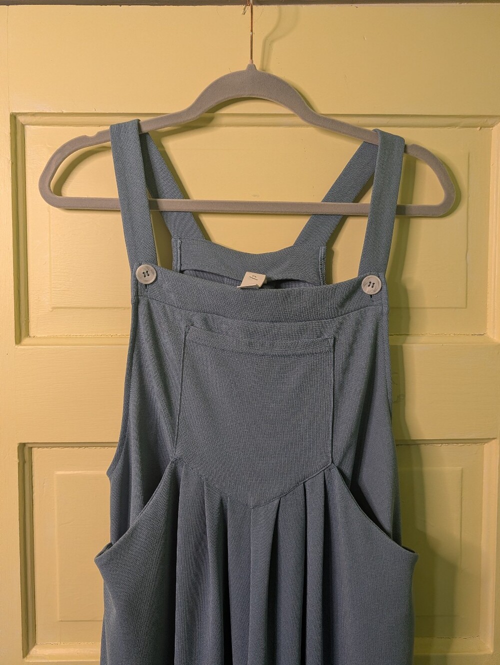 Halara Blue Wide Leg Overall Jumpsuit Size M - Picture 4 of 11